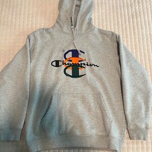 Supreme x Champion Gray Hoodie for Men